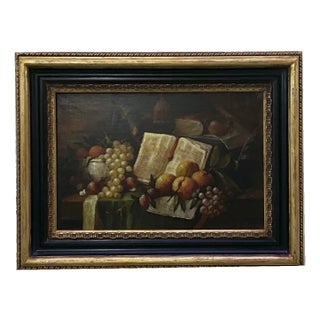 Massimo Reggiani, Italian Still Life, 2007, Oil on Canvas, Framed For Sale