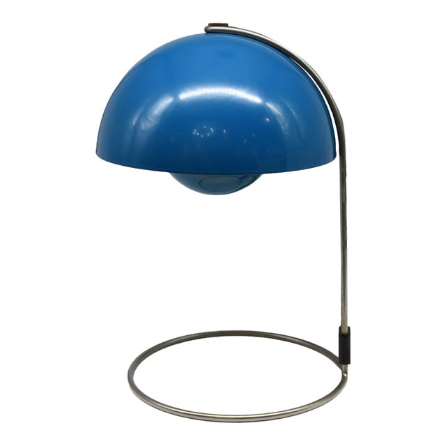 1970's Flowerpot Table Lamp by Verner Panton for Louis Poulson For Sale