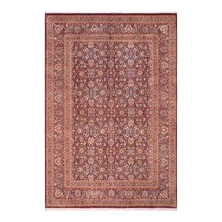 Heritage Pak-Persian Aubergine/Beige Wool Rug - 10'0'' X 14'4'' For Sale