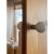 Slim Profile 1970s Shaker Style Pine Desk and Hutch + Glass Doors, 2 Pieces For Sale - Image 9 of 14