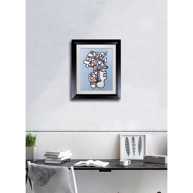 Limited Edition JEAN Dubuffet Lithograph. Size: 16.4 x 21.4cm. Frame Size: 16 1/2 x 18 1/2in. This is a Limited Edition...