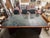 Contemporary Mid 20th Century Verde Marble Encased Mahogany Wood Conference Table For Sale - Image 3 of 8