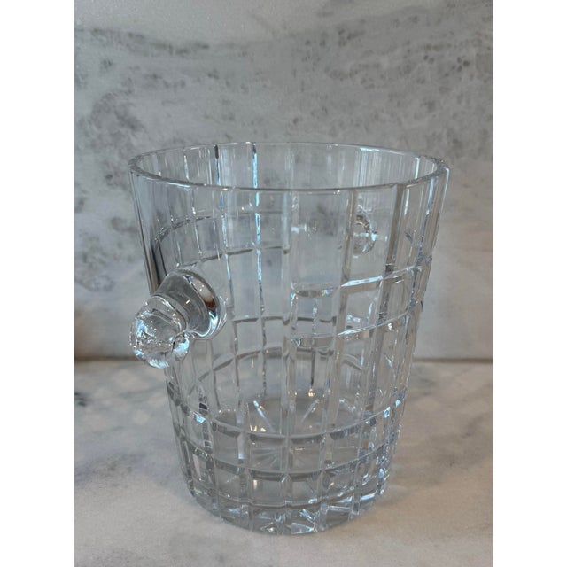 Mid 20th Century Vintage French Cut Crystal Wine Cooler or Champagne Bucket For Sale - Image 5 of 12