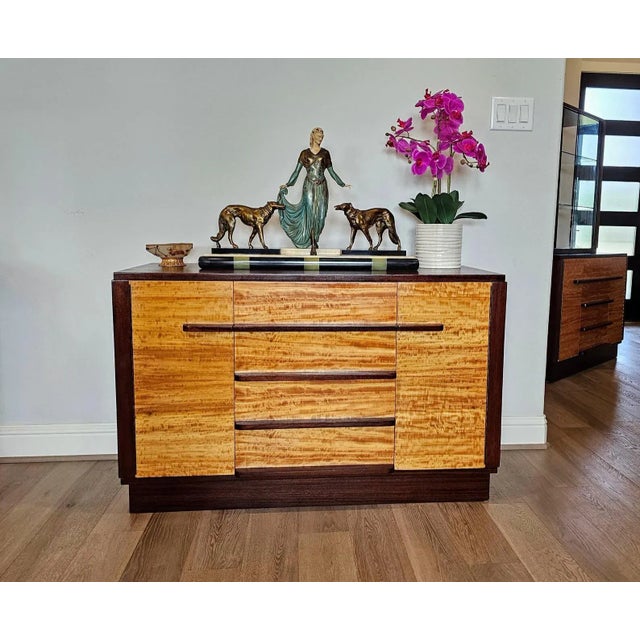 American Art Deco Signed Wolfgang Hoffmann for Romweber World's Fair Century of Progress Sideboard For Sale - Image 10 of 13