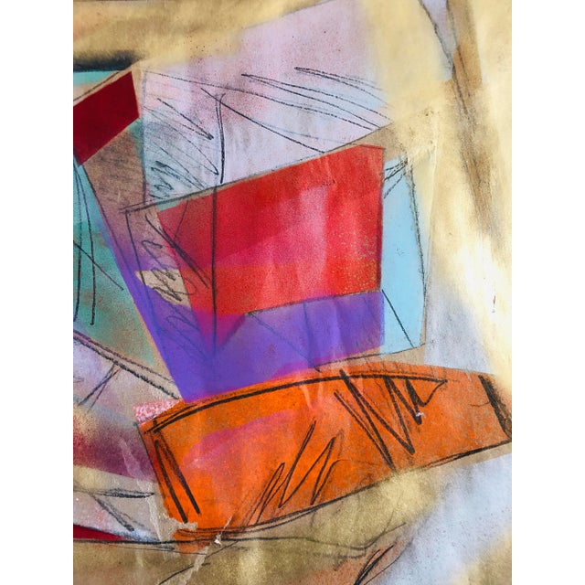 Erik Sulander Abstract Original Painting by Erik Sulander 23x19 Paper For Sale - Image 4 of 4