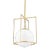 A study in contrasts, Frankie plays with positive and negative space and geometry. A large opal shiny globe hangs within a...