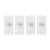 Transparent Kelly 4-Piece Set Glass Tealight Holder/Hurricane, L For Sale - Image 8 of 8