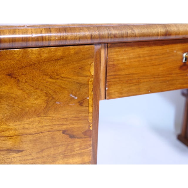 Art Deco Desk in Walnut, 1920s For Sale - Image 14 of 15
