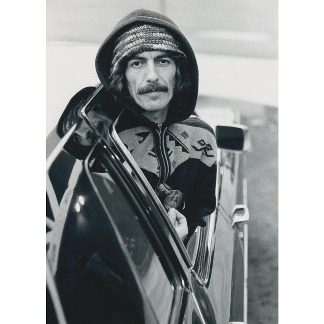Henry Grossman, George Harrison in Car, Black and White Photograph, 1970s For Sale - Image 4 of 4