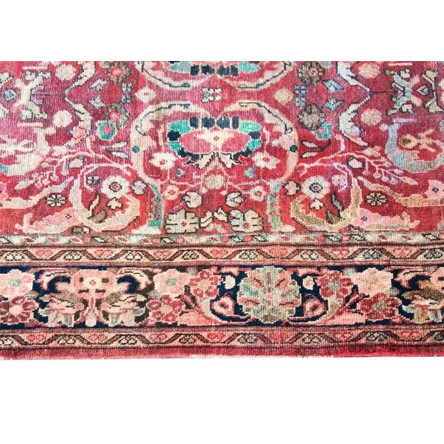 Early 20th Century Persian Mahal Rug For Sale - Image 9 of 13