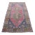1980s Turkish Red Medallion Oriental Rug For Sale