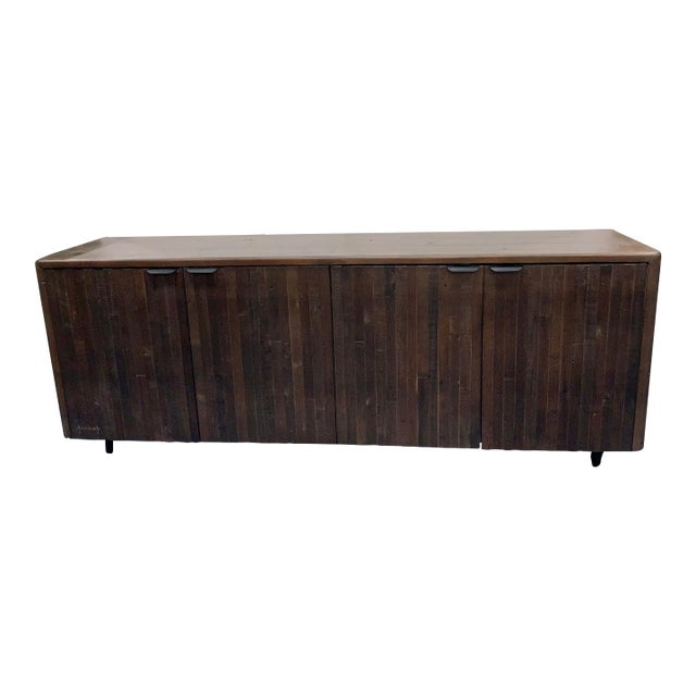 Organic Modern Reclaimed Wood Sideboard For Sale