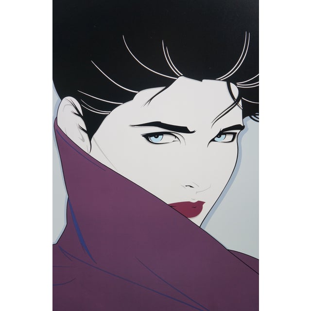 Paper 1985 Patrick Nagel the Book Original Pop Art Poster Print Dumas Mirage 36" For Sale - Image 7 of 12