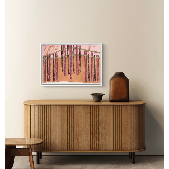 2000 - 2009 Barbara Beck 2002 Painting on Paper - Signed/Unframed For Sale - Image 5 of 9