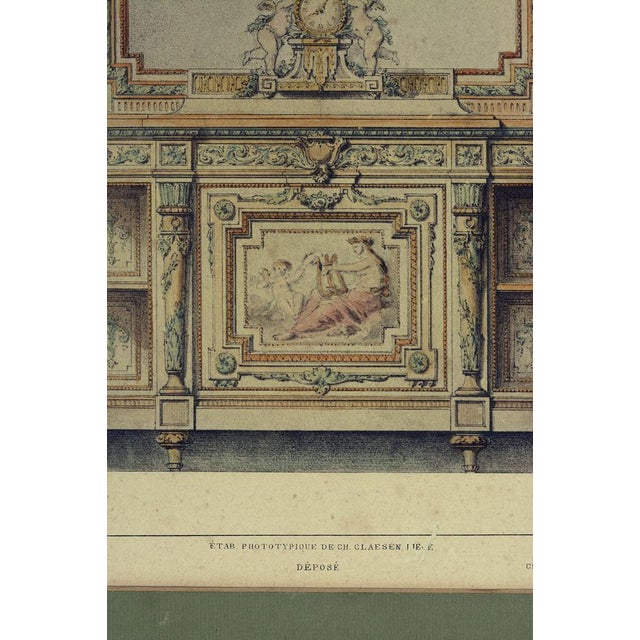 Claesen, Phototype Card, 19th-Century, Ink, Framed For Sale - Image 4 of 7