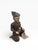 Mid 20th Century Hand-Carved Chinese Wooden Figural Sculpture of Seated Musician With Drum For Sale - Image 4 of 14