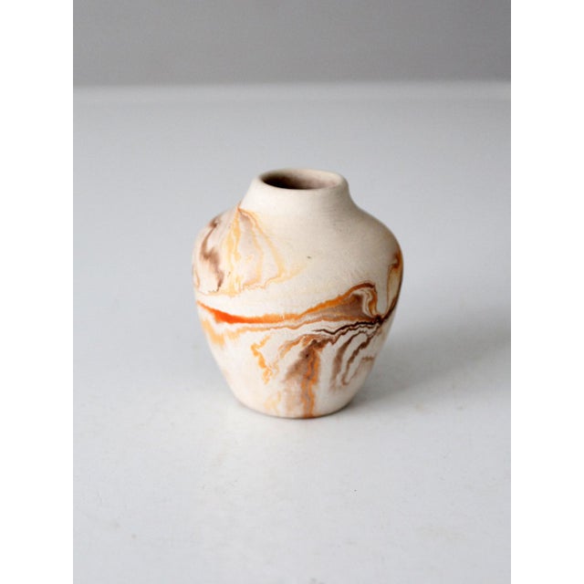 Mid 20th Century Vintage Nemadji Pottery Mini Vase For Sale - Image 5 of 8