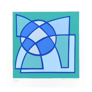 De Profundis Clamavi - Original Screen Print by Mario Radice - 1964 1964 For Sale