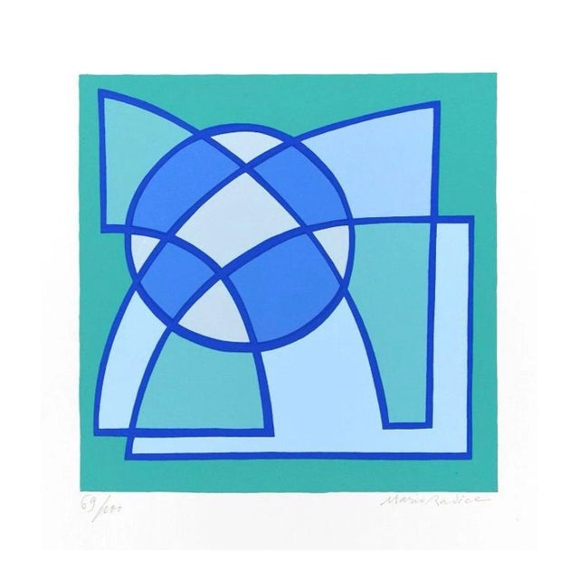 De Profundis Clamavi - Original Screen Print by Mario Radice - 1964 1964 For Sale