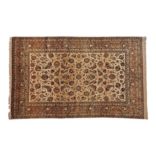 1950s Vintage Isfahan Rug For Sale