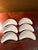 Antique J & E Mayer Semi Vitreous China Crescent Bone Plates 1881-1899 - Set of 6 For Sale - Image 9 of 15