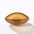 Mid-Century Hand-Blown Murano Amber Bullicante Glass Dish W/ 24kt Gold Flecks For Sale In New York - Image 6 of 14