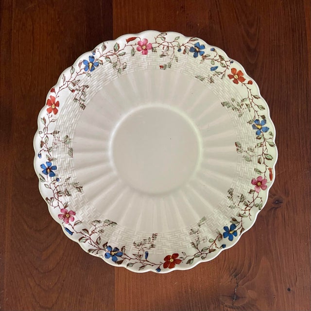 Early 20th Century Floral Curated Decorative Plates- Set of 10 For Sale - Image 11 of 12