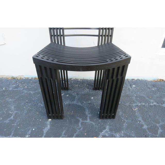 Miguel Rodrigo Mazure Black Bermont Dining Chairs Set of Eight 6224 For Sale - Image 9 of 18