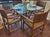 4 fully RESTORED McGuire Antalya rattan and laced leather chairs that provide TIMELESS design. Your opportunity to own...