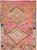 A vintage Turkish Oushak runner handmade during the mid-20th century with a tribal pattern in a bright and colorful...