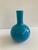 Mid-Century Modern Ming Style Turquoise Small Porcelain Vase Mid Century For Sale - Image 3 of 8