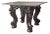 Side Table With Hand Carved Ornate Legs For Sale