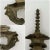 Vintage Large Chinoiserie Brass Pagoda Door Knocker of Distinction For Sale - Image 11 of 12