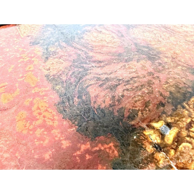 Coffee Table in Enameled Lava and Metal by Robert and Jean Cloutier, 1950s For Sale - Image 12 of 18