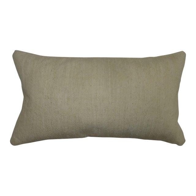 Cream Lumbar Kilim Pillow For Sale
