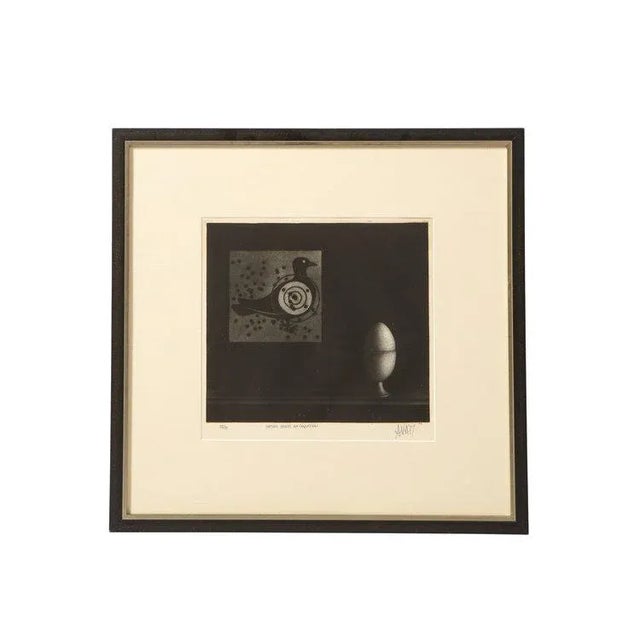 1962 "Nature morte au coquetier" by Mario Avati Print For Sale - Image 9 of 9