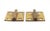 Pair of Vintage 0.687 X 0.937 In. Brass Cabinet Hinges For Sale - Image 4 of 4