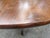 Wood Walnut Oval Dining Tbl. Seat 8 For Sale - Image 7 of 10