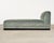 Modern Sage Green Mohair Chaise Longue Daybed on Ebonized Base For Sale In Sacramento - Image 6 of 18