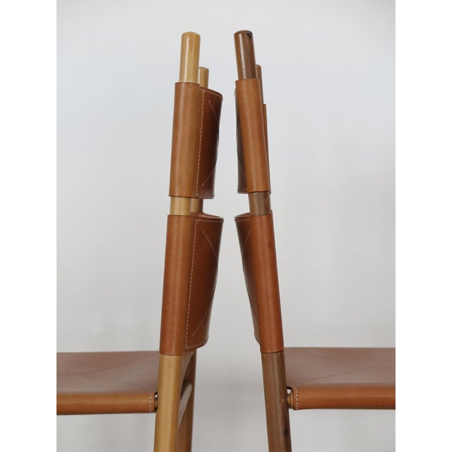 Kentucky Chairs by Carlo Scarpa for Bernini, Italy, 1970s, Set of 4 For Sale - Image 17 of 18