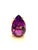 Gemstone Bochic "Capri" Natural Pear Shape Amethyst & Diamond Set In 18K Gold & Silver For Sale - Image 7 of 18
