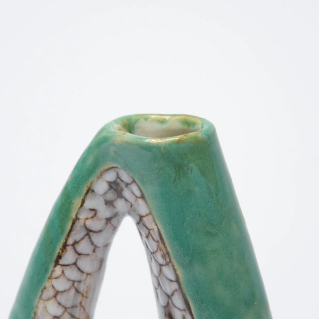 Decorative Ceramic Vases, 1950s, Set of 2 For Sale - Image 12 of 17