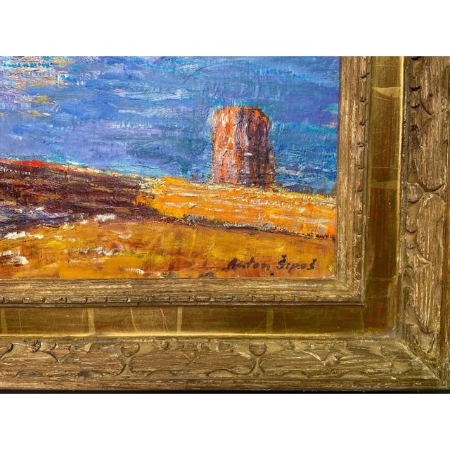 "Santo Pietro" Original Oil Painting by Anton Sipos Circa 2006 For Sale - Image 4 of 5