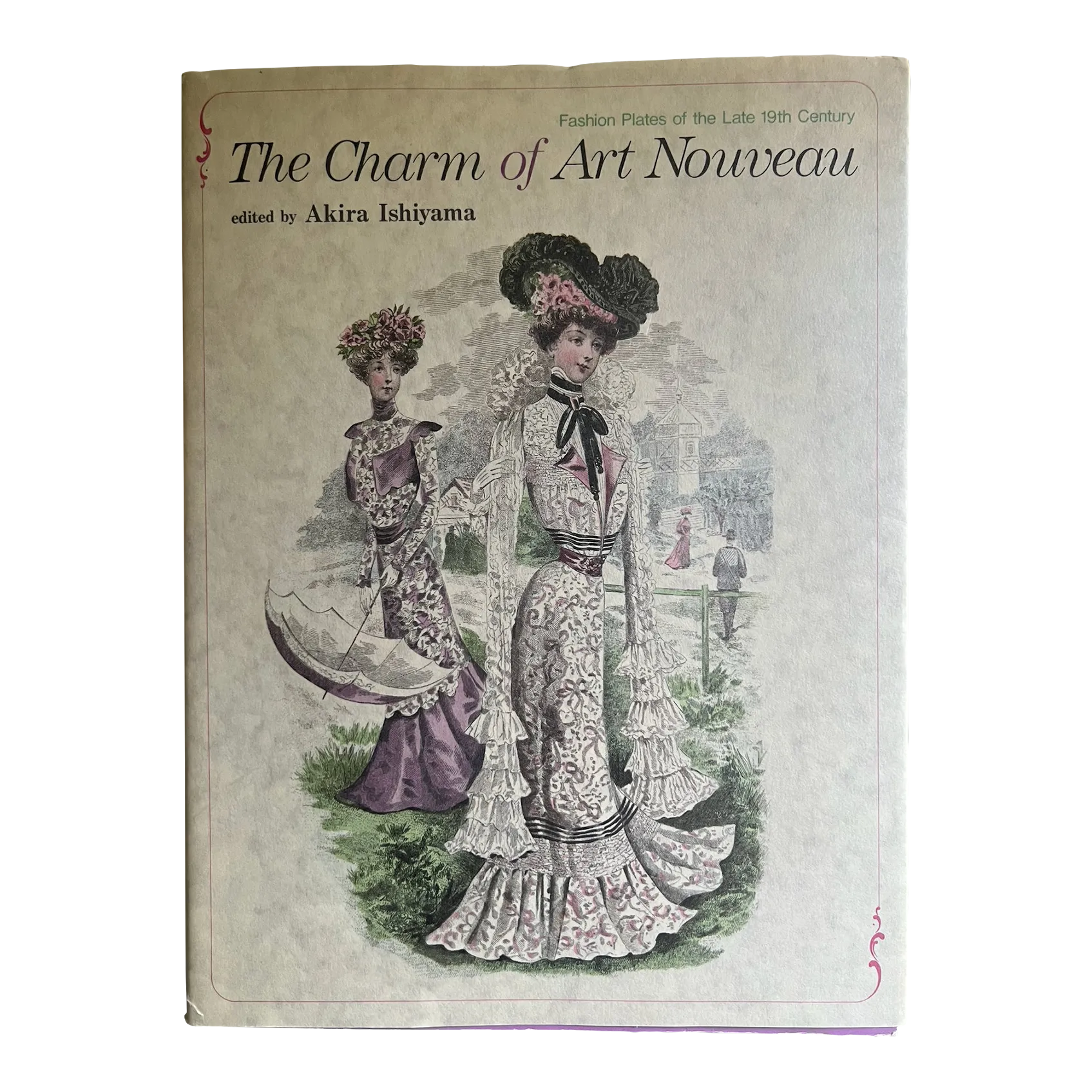 1980s The Charm of Art Nouveau Book Fashion Plates of the Late