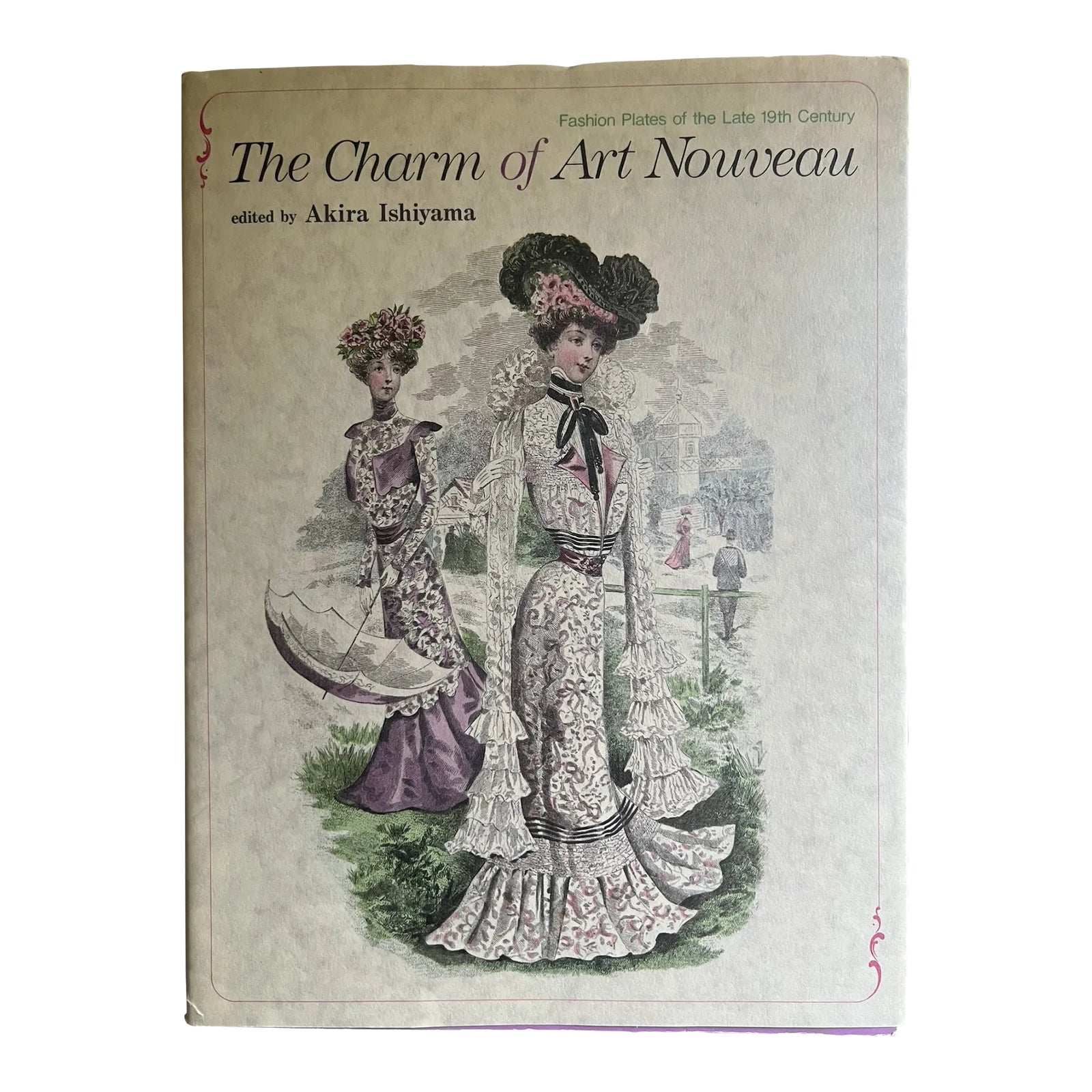 1980s The Charm of Art Nouveau Book Fashion Plates of the Late