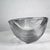 Kosta Boda 1960s Modern Heavy Art Glass Bowl Thick Rim Textured Ice Block For Sale - Image 4 of 11