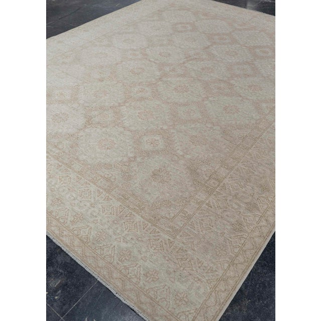 Brown Oushak Rug 8' x 9'11" For Sale - Image 8 of 8