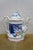 4 Antique Gaudy Welsh Ironstone Cobalt Blue Floral Teapot Pitcher & Bowls For Sale - Image 6 of 18