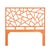 Coastal Tiffany Platform Bed Queen, Citrus Orange For Sale - Image 3 of 7