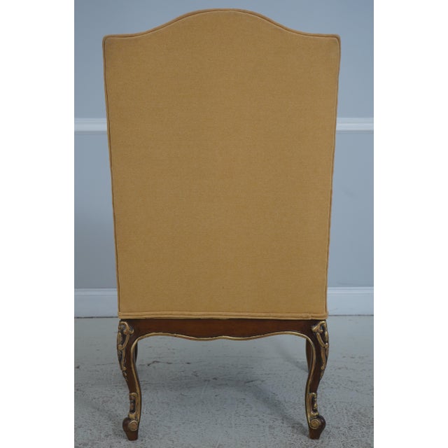 Century Furniture Pair of Century Louis XV Style Giltwood Armchairs For Sale - Image 4 of 18